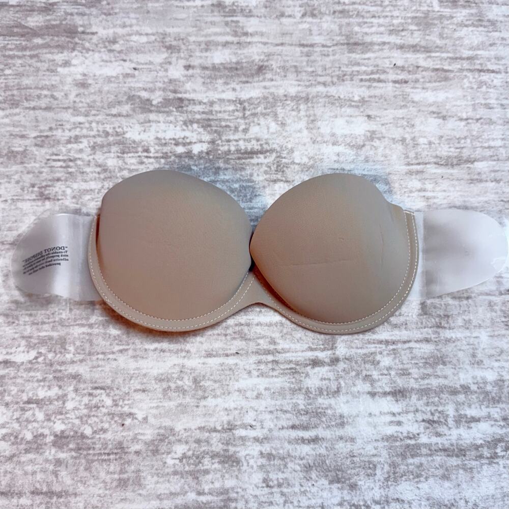 Lingerie Solutions Women’s A Nude Backless Strapless Sticky Bra No Show summer